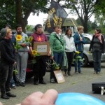 Impressionen vom Willkommensgruß für Flüchtline in Lüchow
