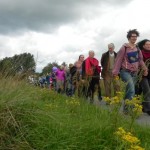 Impressionen vom Willkommensgruß für Flüchtline in Lüchow