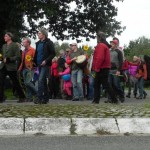 Impressionen vom Willkommensgruß für Flüchtline in Lüchow