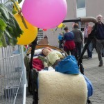 Impressionen vom Willkommensgruß für Flüchtline in Lüchow